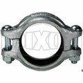 Dixon R Series 5-Style Lightweight Rigid Coupling with EPDM Gasket, 2-1/2 in Nominal, Grooved End Style, D R725